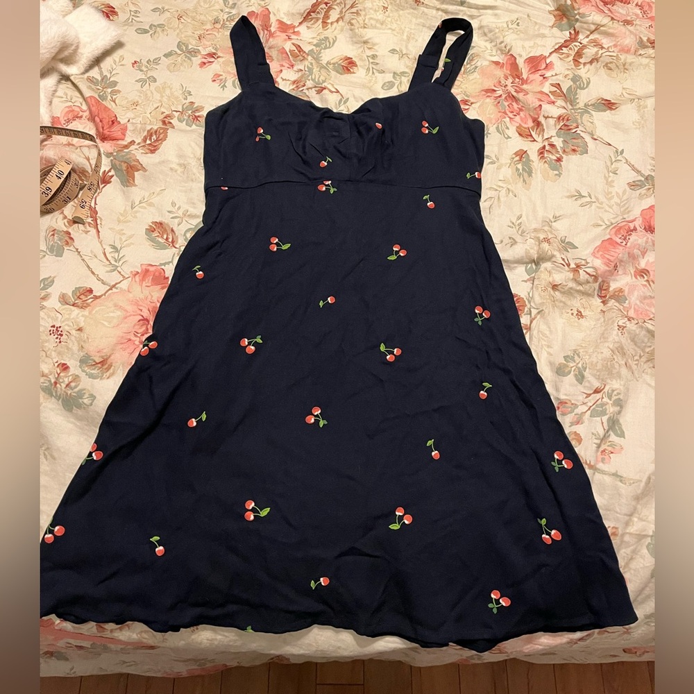 Old Navy Mini Fit and Flare Cherry Print Dress